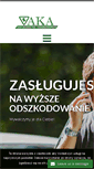 Mobile Screenshot of aka-odszkodowania.pl